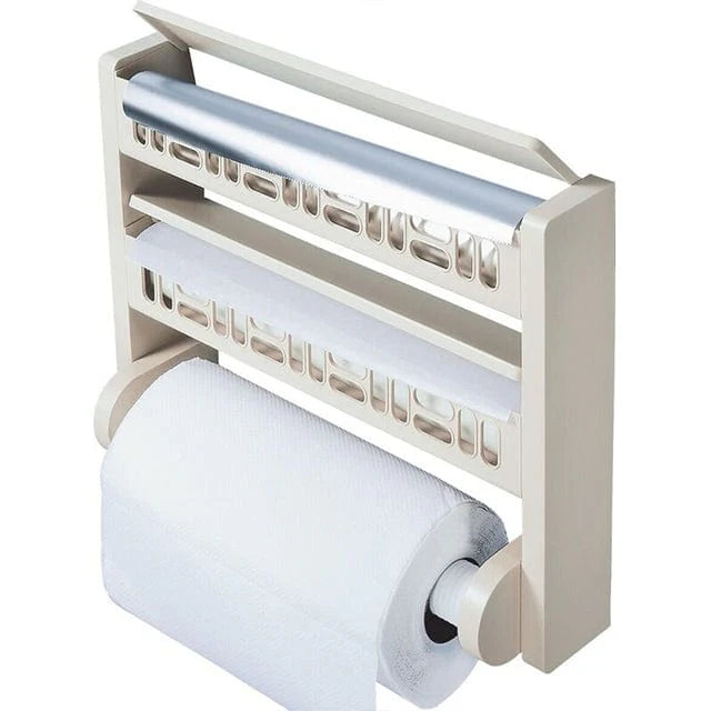 Rimax Triple Roll Holder White or Beige, Excellent For Kitchens, Utility Rooms, Office, Business Places Etc- 10003436 Rimax Triple Roll Holder White or Beige, Excellent For Kitchens, Utility Rooms, Office, Business Places Etc- 10003436